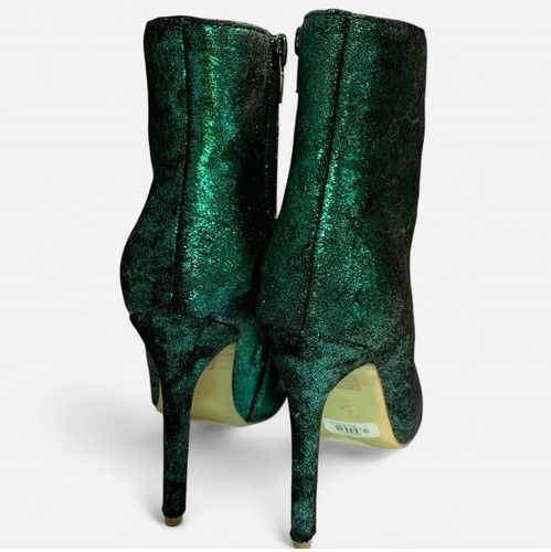 Her Universe Marvel Avengers Botines Loki Verde Metálico Talla 7 Wmn Halloween Drag - Imagen 4 de 12