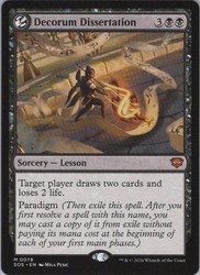 Decorum Dissertation #78 Secrets of Strixhaven Mythic Rare MTG
