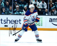 Edmonton Oilers Matthew Savoie  Autographed Signed 8x10 Photo COA #3