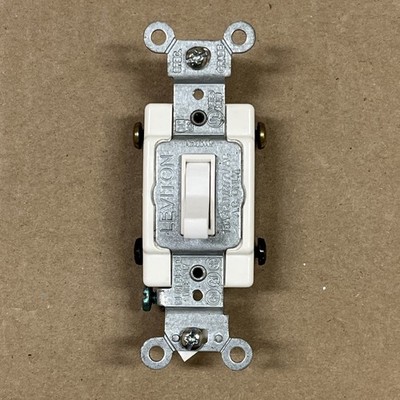 Leviton 54504-2W 4-WAY SPEC Grade Toggle Wall Light Switch 15A WHITE