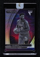 2020-21 Panini Flux Titan Silver Prizm Joel Embiid #20 02ez