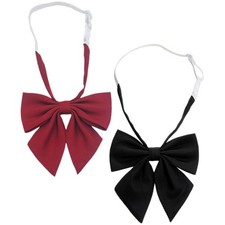 2 Pcs Neck Tie for Women Bowknot Jewelry Adjustable Decorative Ties