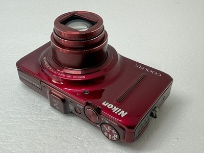 Nikon COOLPIX S9300 red Digital Camera 16.0MP 18x Optica Zoom From