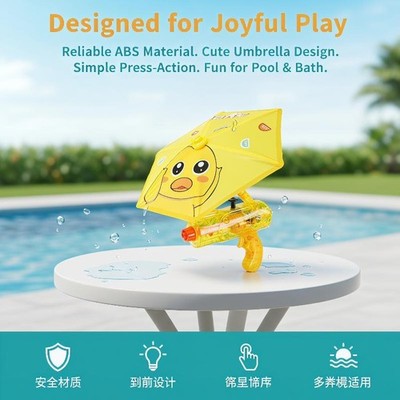 Umbrella Water Gun Defense Water Blaster Squirt Gun Summer Water Shooter Toy