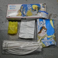 1980s Beauty and the Beast Play Tent Original Disney Vintage