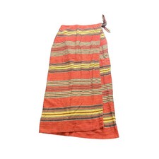 Vintage Polo Jeans Ralph Lauren Western Aztec Long Wrap Skirt Cotton WOmens 12