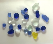 rare sea glass from japan Surf-Tumbled Beach Glass very small to small