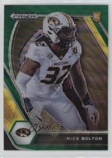 2021 Panini Prizm Draft Picks Green Wave Prizm Nick Bolton #148 2rz