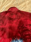 Iron Maiden Eddie Red Graphic button down mens dress shirt Large never worn  — photo 8