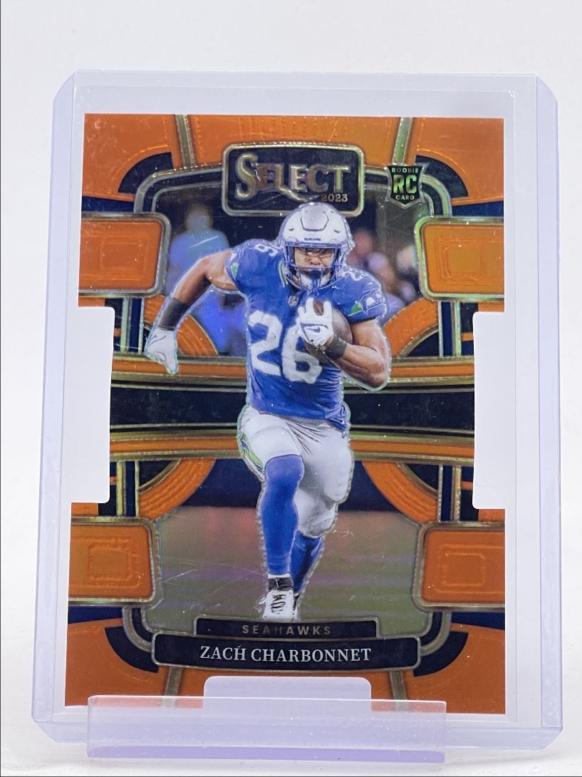 ZACH CHARBONNET 2023 SELECT CONCOURSE ROOKIE ORANGE DIE CUT RC /499 Q3798