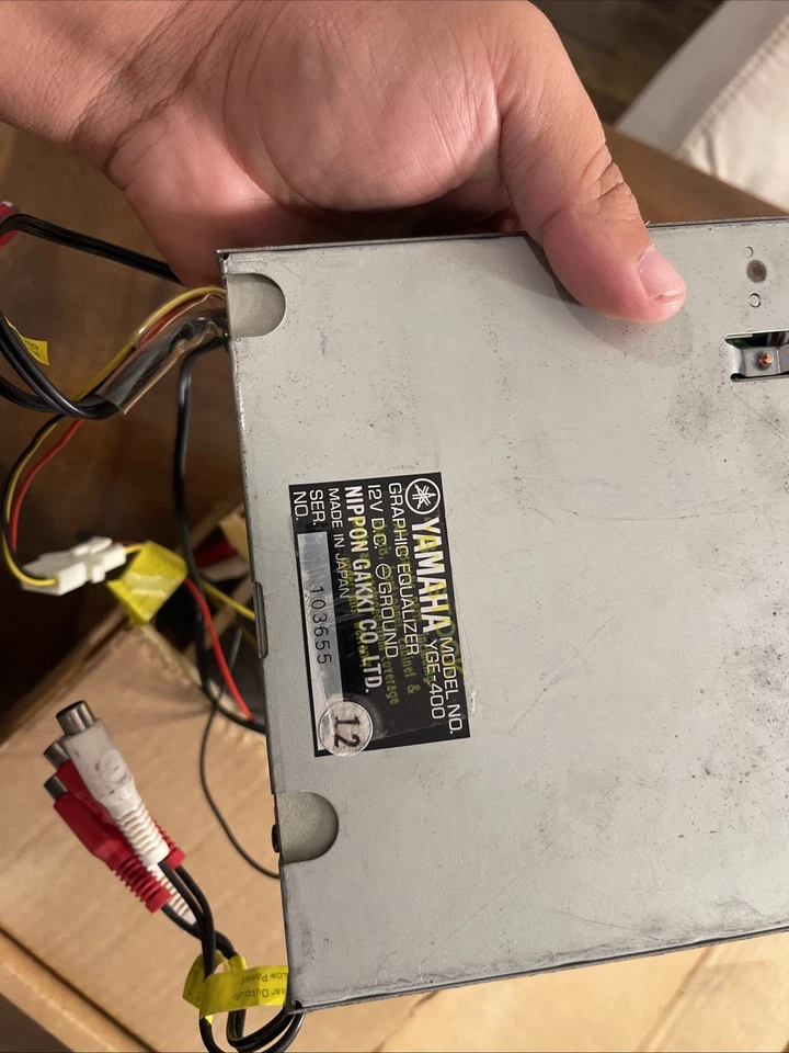 Yamaha YGE-400 Ecualizador Gráfico Subwoofer Fader De Colección Raro Foto 4 de 4