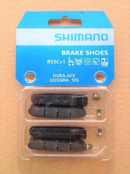 Shimano Bremsgummi R55C+1 FüR Rennradbremsen, Ve 4 StüCk-image
