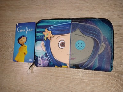 Loungefly Coraline Split Face Mini Zipper Wallet NEW /w Tags Laika
