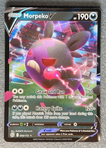 Morpeko V 95/172 Brilliant Stars Holo Rare V NM