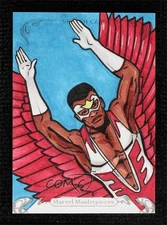 2018 Upper Deck Marvel Masterpieces 1/1 Jack Purcell Auto Sketch 2po