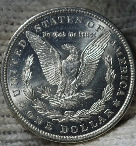 1921 Morgan Silver Dollar Brilliant Uncirculated CAMEO with Mirrors Minimal Mark