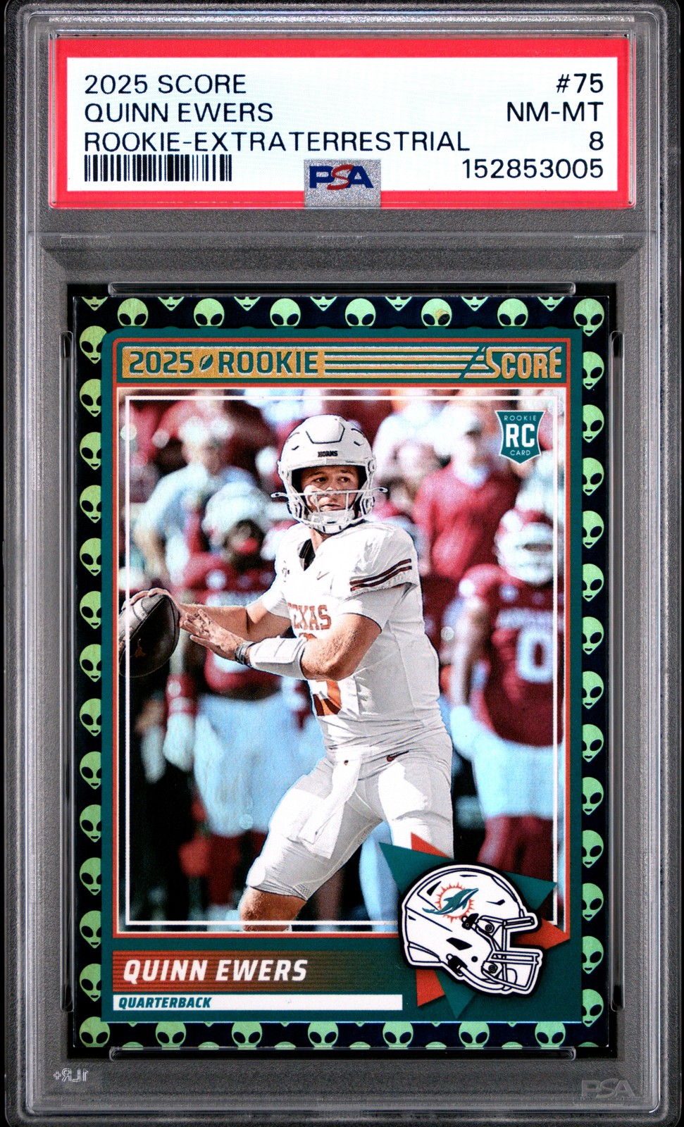Quinn Ewers Panini Score #75 Rookie-Extraterrestrial