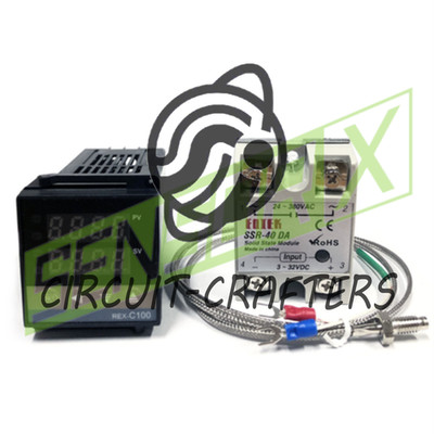 REX-C100 Digital PID Thermostat temperature Controller SSR output K Thermocouple