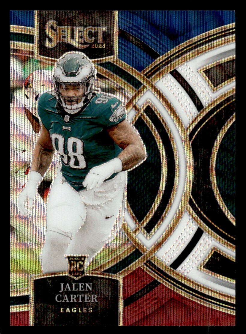 Jalen Carter 2023 Panini Select #171 Tri-Color Prizms #/225