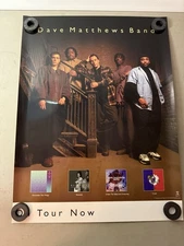 Dave Mathews Band On Tour Now Promo Poster 1997. 24x18”