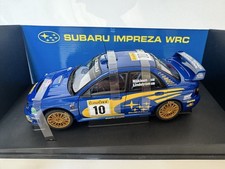 Auto Art 1/18 Subaru Impreza WRC 2002 T.Makinen Lindstrom Rally Monte