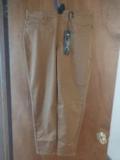 Women's DG2 By Diane Gilman Size L Pants Expresso Pullon