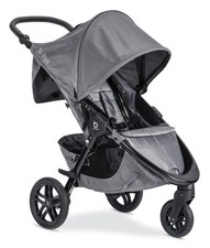 Britax U931935 B-Free Standard Stroller Cool Flow Grey - All Terrain Tires -