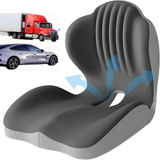 Ergonomic Lumbar Support Pillow Memory Foam Back Cushion Chair Office Car