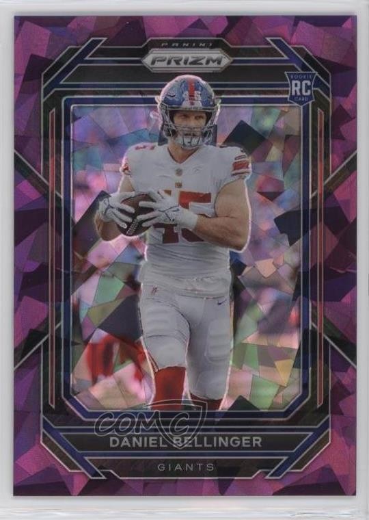 2022 Panini Prizm Rookies Purple Ice /225 Daniel Bellinger #364 Rookie RC 1k0w