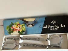 S S Salad Serving Set 2 Piece Stainless Steel Fork Spoon
