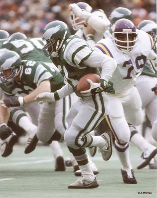 WILBERT MONTGOMERY PHILADELPHIA EAGLES 8X10 PHOTO