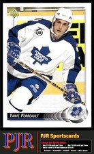Yanic Perreault 1992-93 Upper Deck #70b Toronto Maple Leafs Rookie