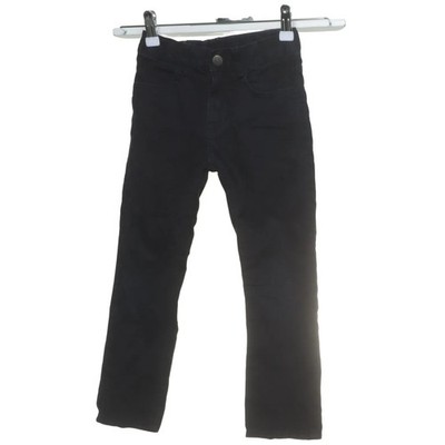 H&M, Jeans, Größe: 110, SLIM FIT ADJUSTABLE WAIST, Schwarz, Baumwolle #TOS