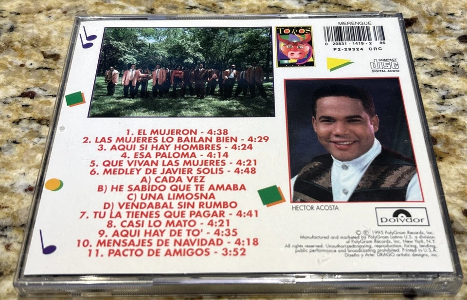 LOS TOROS BAND...LO BAILAN BIEN CD EL MUJERON РЕДКАЯ - Изображение 4 из 4