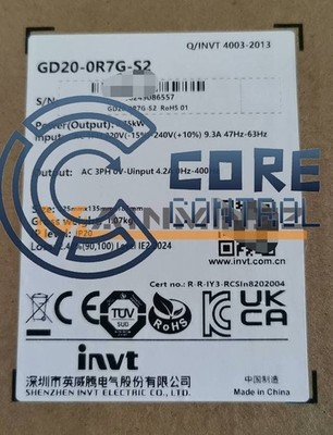 1PCS INVT Inverter GD20-0R7G-S2 220V/0.75KW New