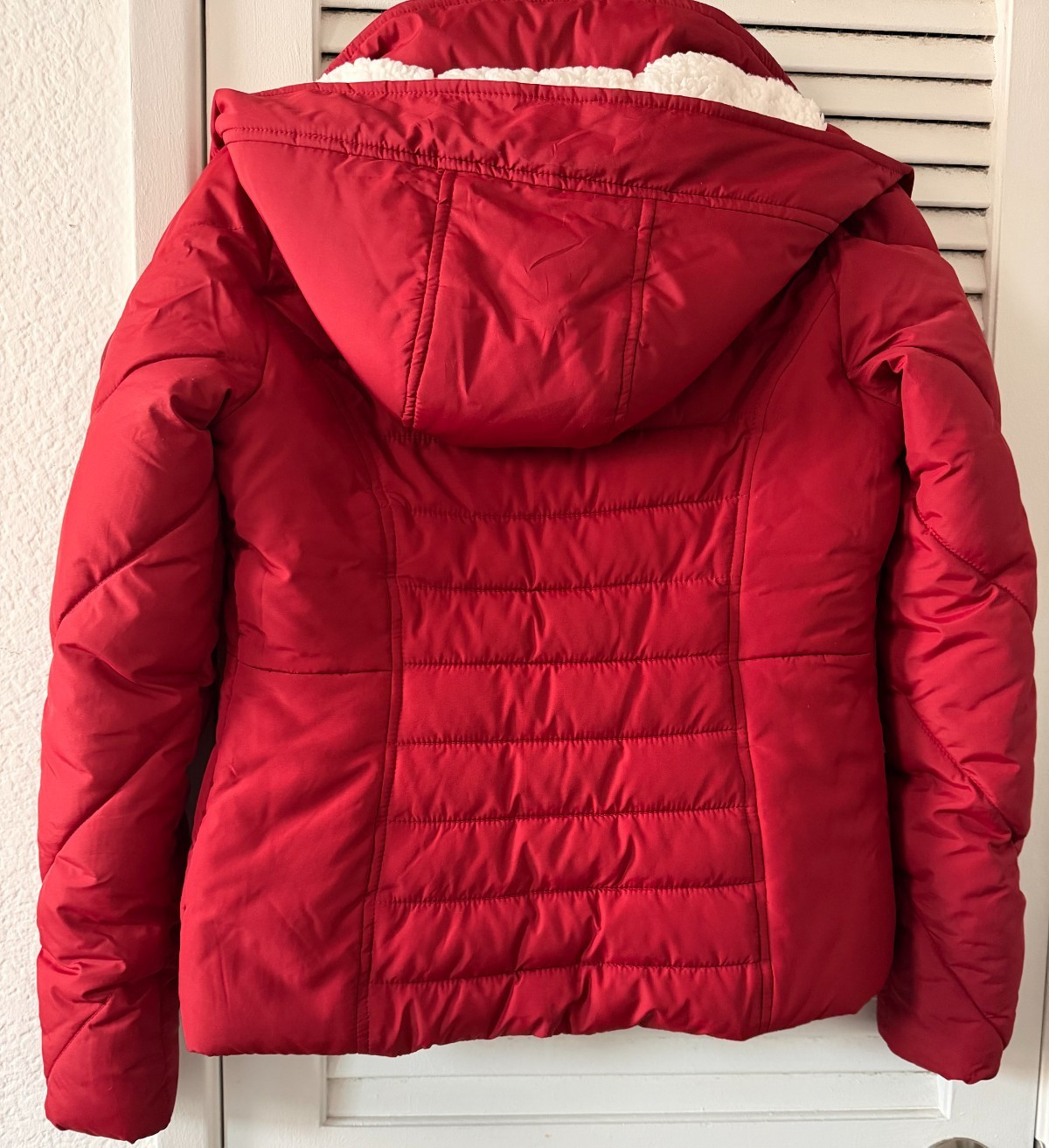 Hollister Puffer Jacket Collection Coat Maroon Wo… - image 7