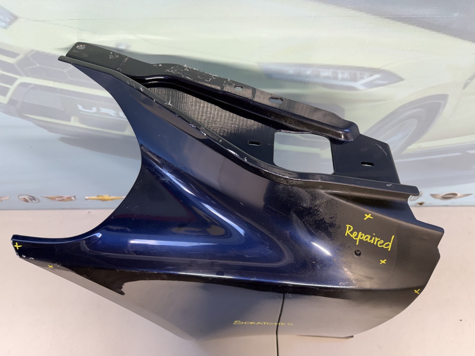 2017 2018 2019 2020 2021 2022 2023 ASTON MARTIN LEFT SIDE FENDER OEM USED