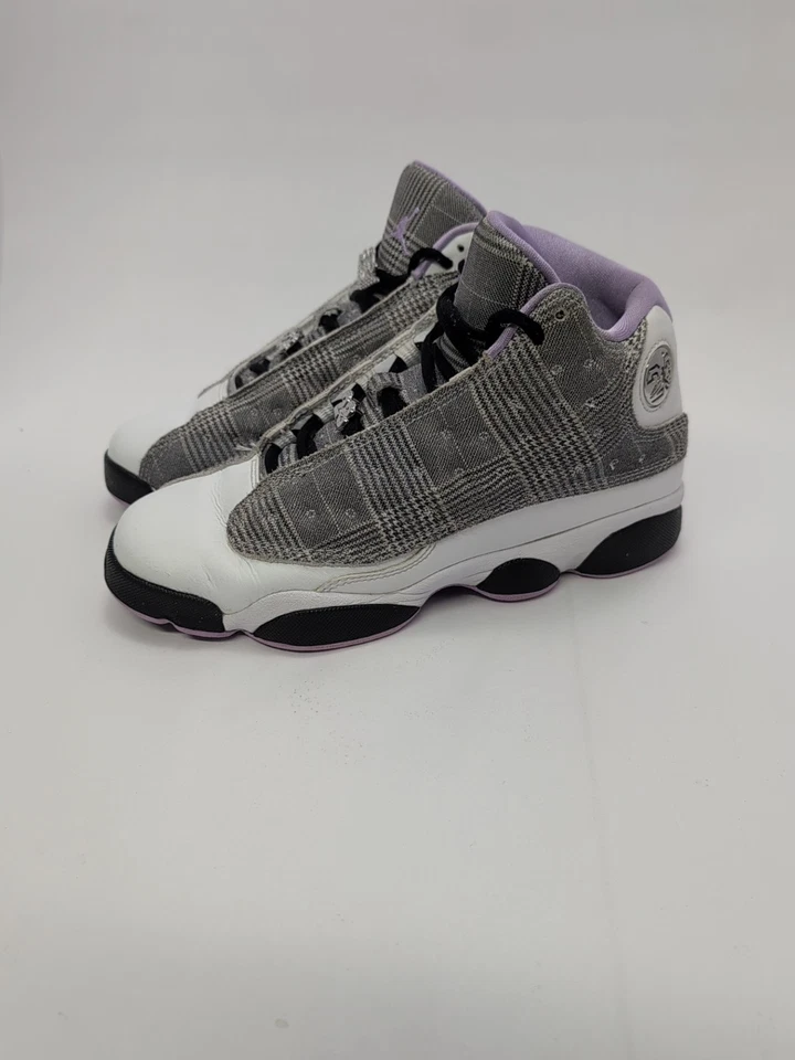 Nike Air Jordan 13 Retro GS Pata de Gallo DN3938-015, Niños Talla 6Y Blanco/Púrpura Foto 3 de 4