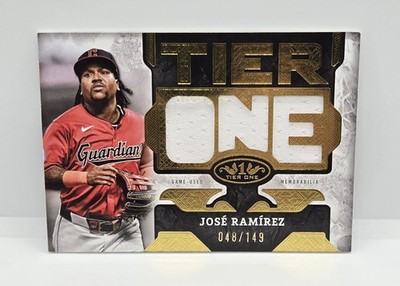 2025 Topps Tier One Relics Jose Ramirez #T1R-JR /199 (MEM) 💎
