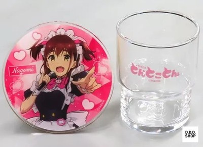 Nagomi Wahei Cafe Glas und Original Untersetzer DMM Scratch Akiba Event B1