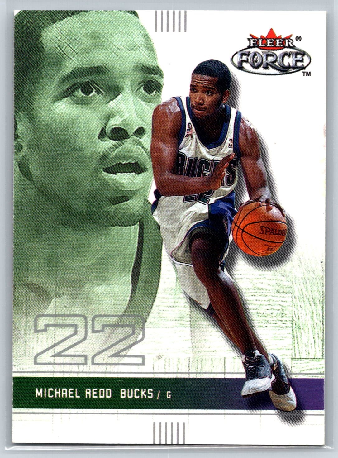 2001-02 Fleer Force Michael Redd Milwaukee Bucks #175