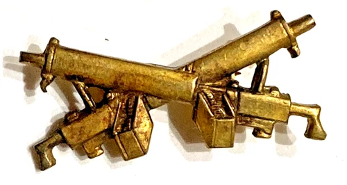 WW1 WW2 US Army Military M1917 Water Cooled Machine Gun Lapel Pin Sweetheart