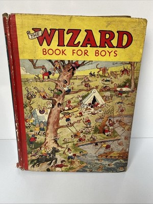 The Wizard Book for Boys 1936 No1 No Inscription D.C. Thomson Vintage Book