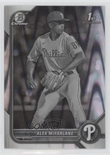 2022 Bowman Draft Chrome Black & White RayWave Refractor Alex McFarlane 10yf