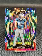 2024 Select Football  JALEN CARTER  Black & Red Shock Prizm #65
