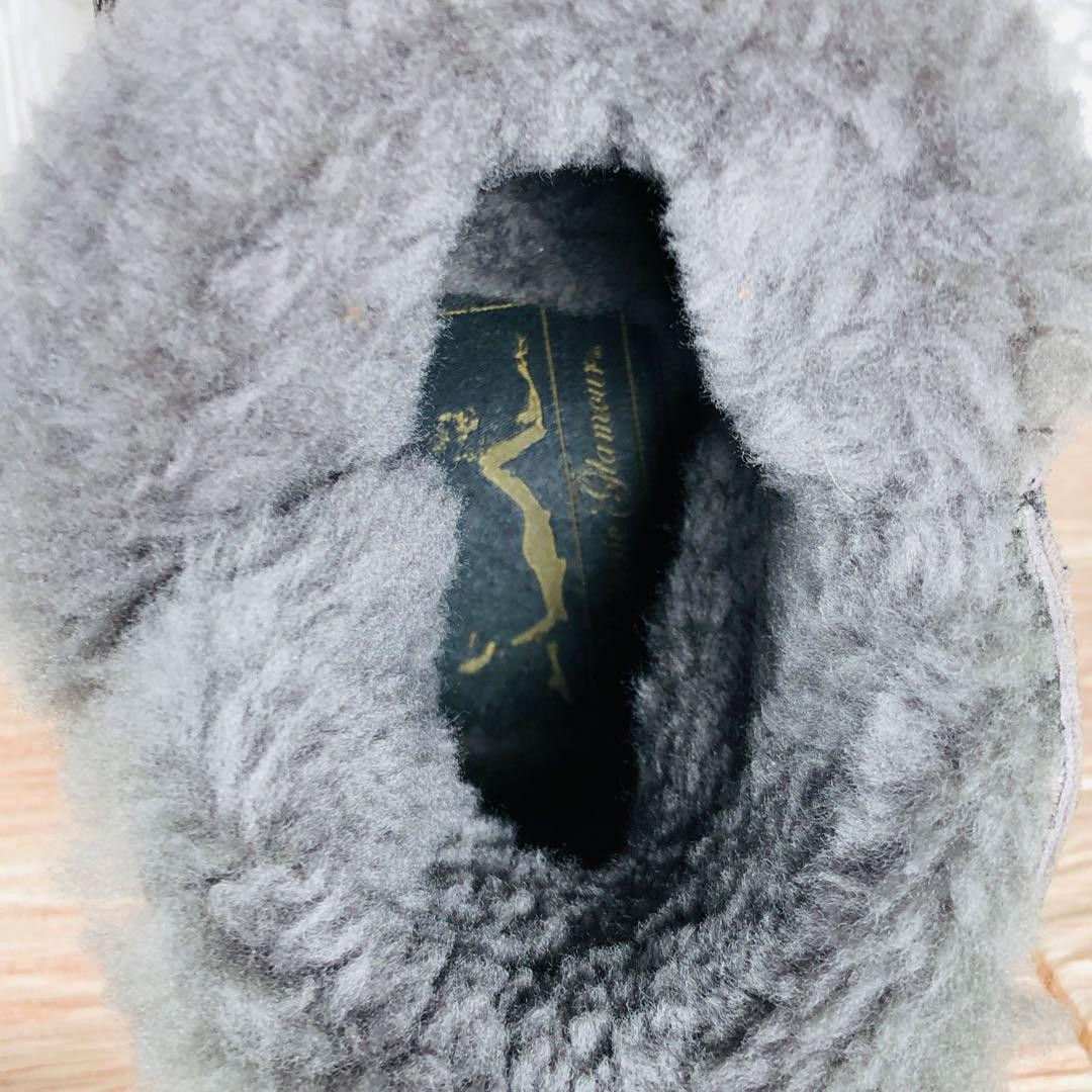 Hysteric Glamor Shearling Boots Python Pattern 21… - image 9