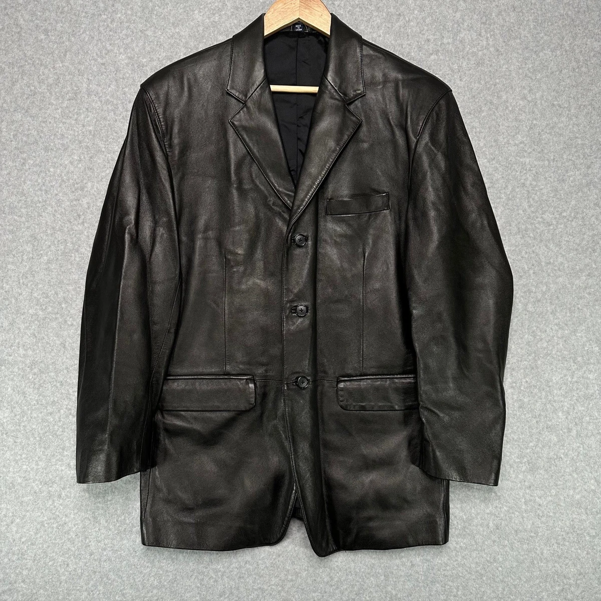 Lamb Leather Vintage Outerwear Coats & Jackets for Men for sale | eBay