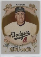 2021 Topps Allen & Ginter Chrome Gold Refractor 35/50 Duke Snider #88 HOF u0u