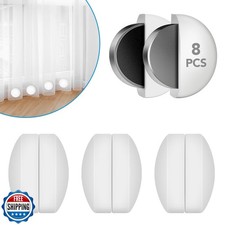 8 Pcs Shower Curtain Weights, Silicone Wrapped Heavy Duty Shower