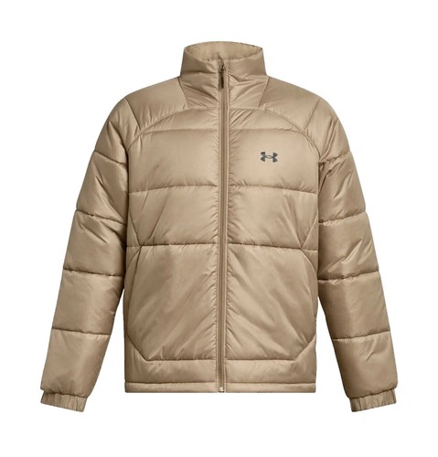 Under Armour UA Insulated Long Coat XXL Nylon Beige Winter Jacket